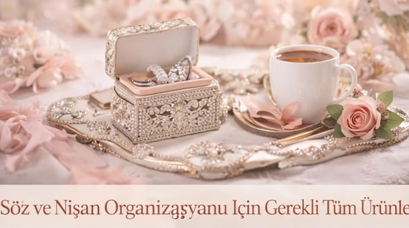 Söz ve Nişan Organizasyonu İçin Gerekli Tüm Ürünler