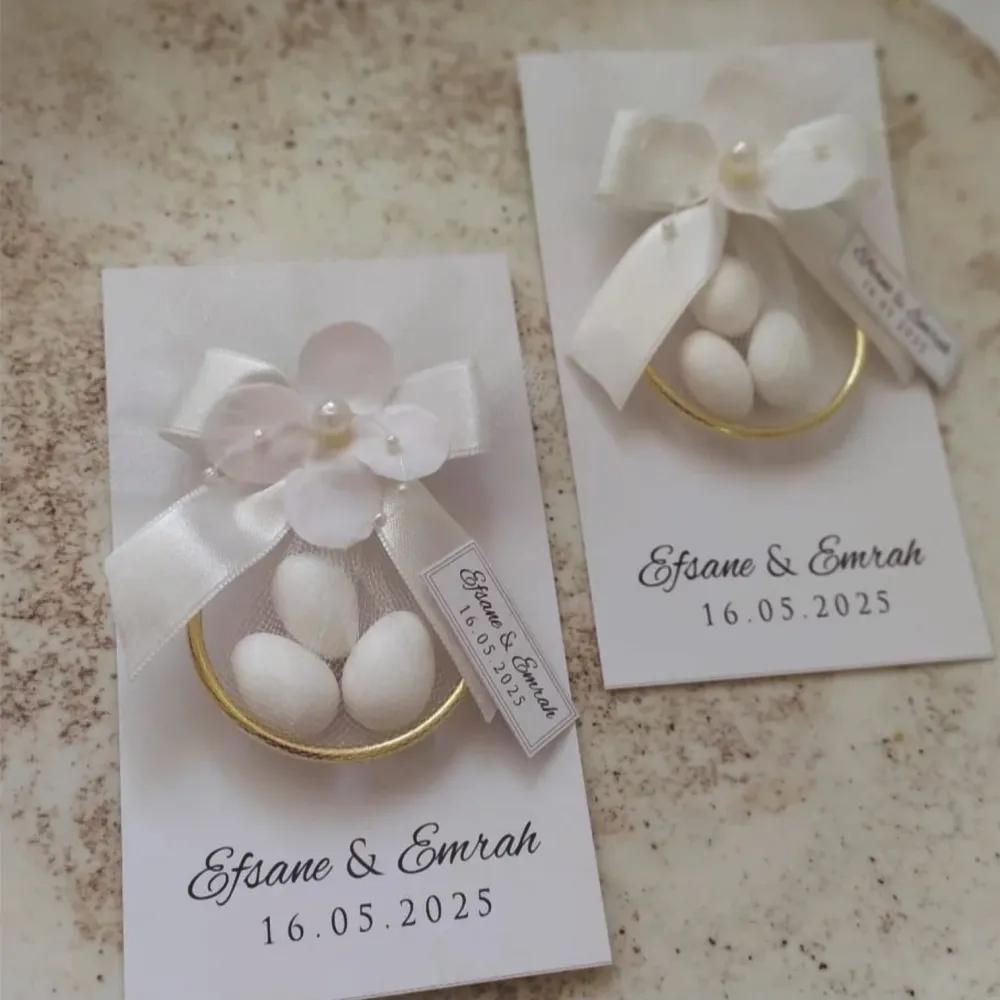 Naciden Fıstık Şekerli Nikah Hediyeliği