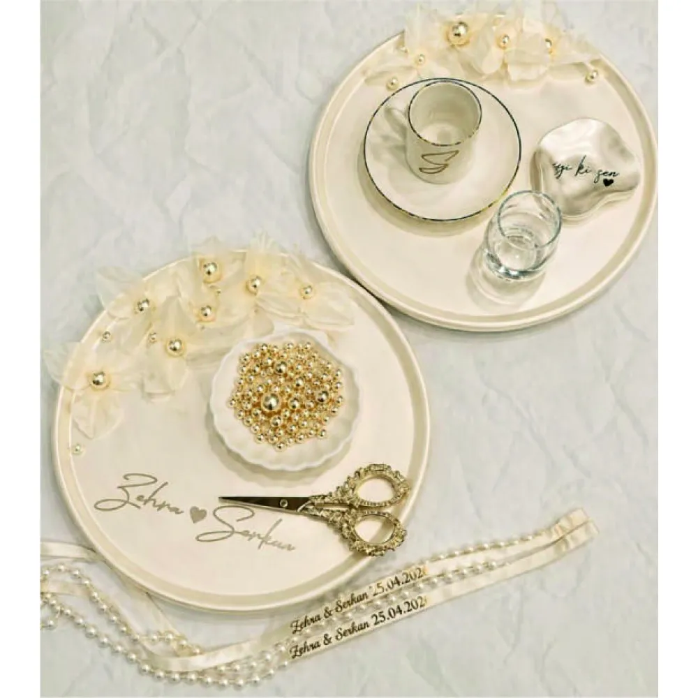 Söz Nişan ve Damat Tepsi Set